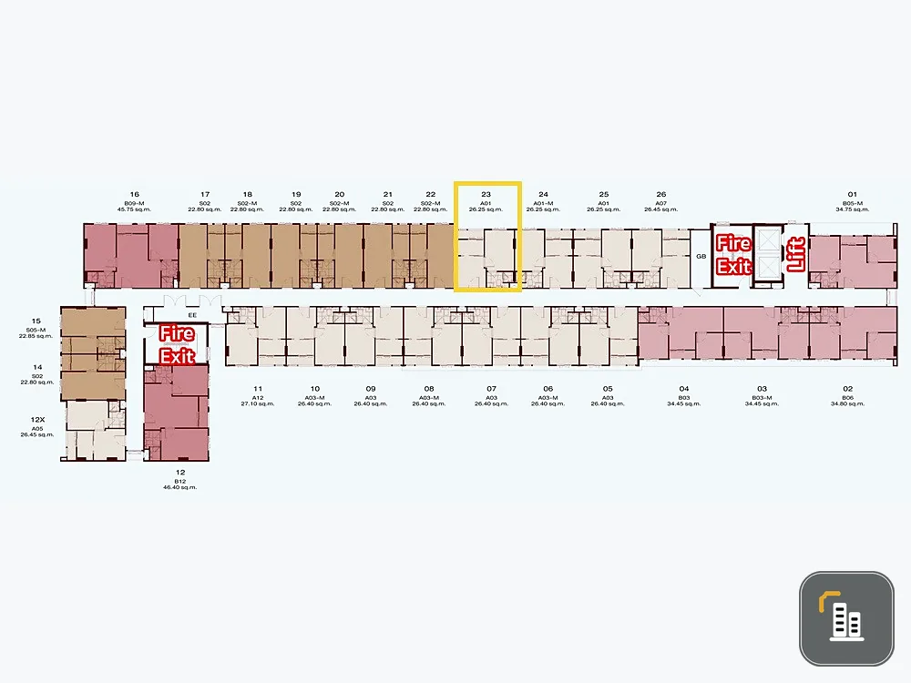 Selling down payment New Cross Khu Khot Station, 5th floor, good project, nice location. If interested, hurry and reserve now. Don't miss it.
