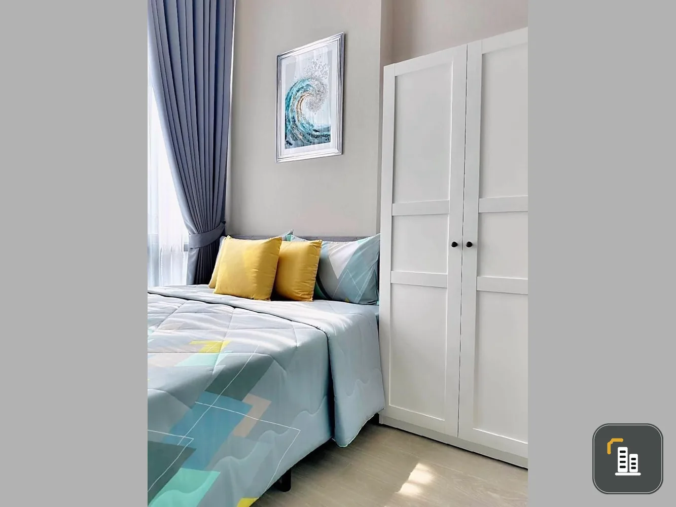 For rent, Metro Sky Prachachuen, room decorated in soft tones, gentle price, don't just look and book now.