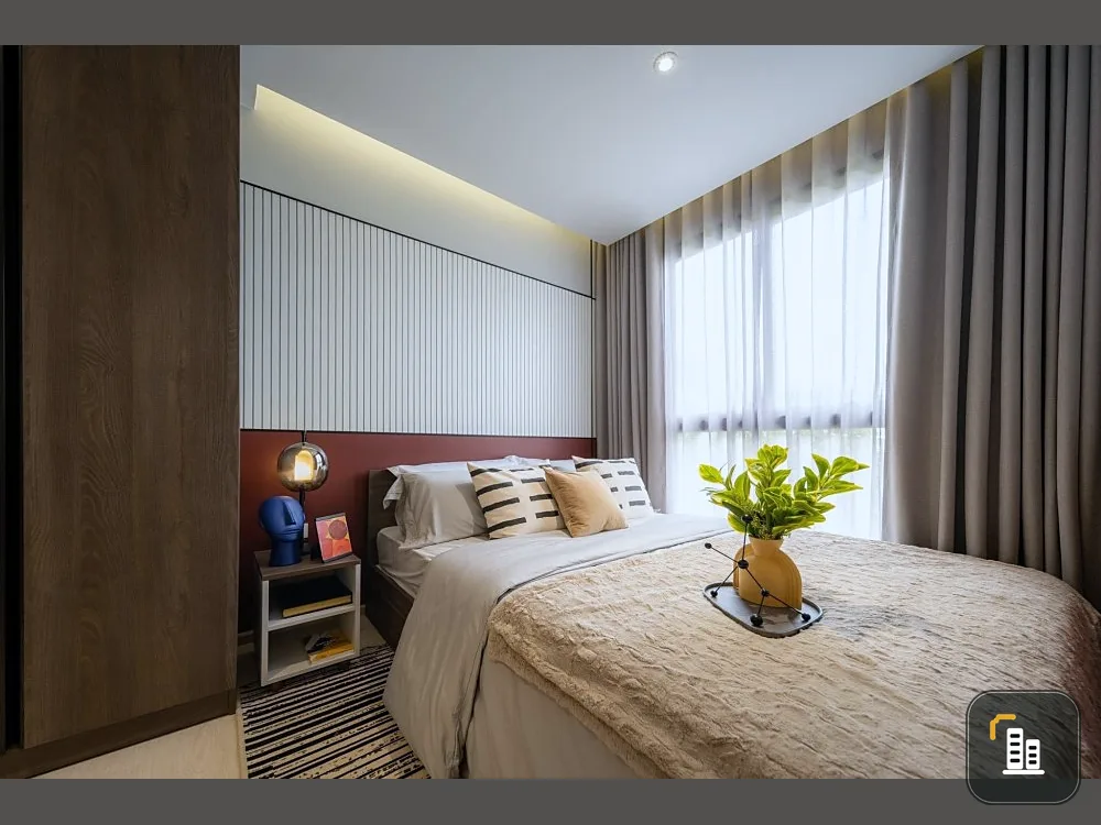 Condo down payment for sale, Nue Cross Khu Khot Station, 2nd floor, not high, comes with a great price. Hurry and make a reservation.