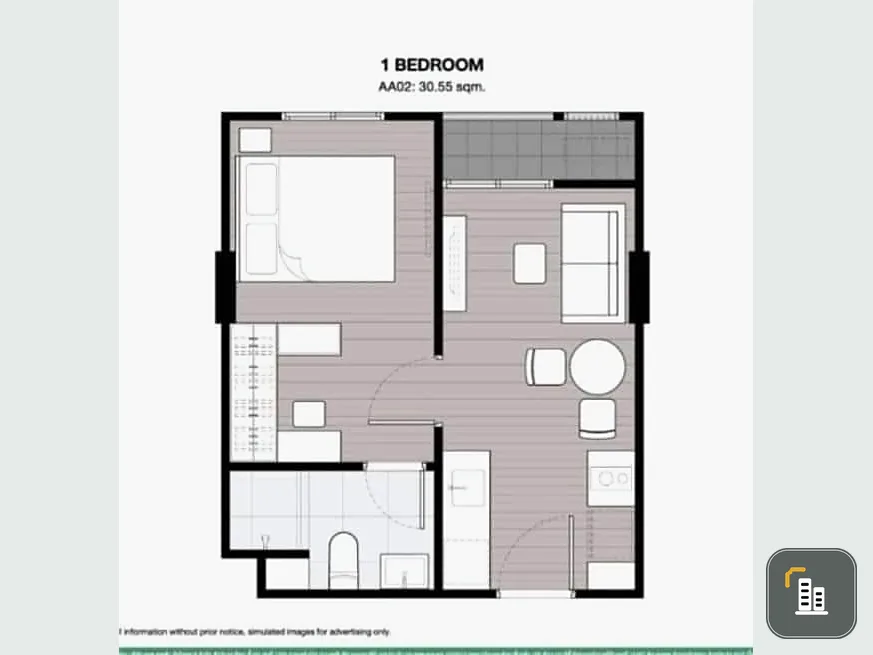 Selling down payment New Cross Khu Khot Station, 8th floor, Full furnished. Let me tell you, it's a great value. Buy now, don't miss it.