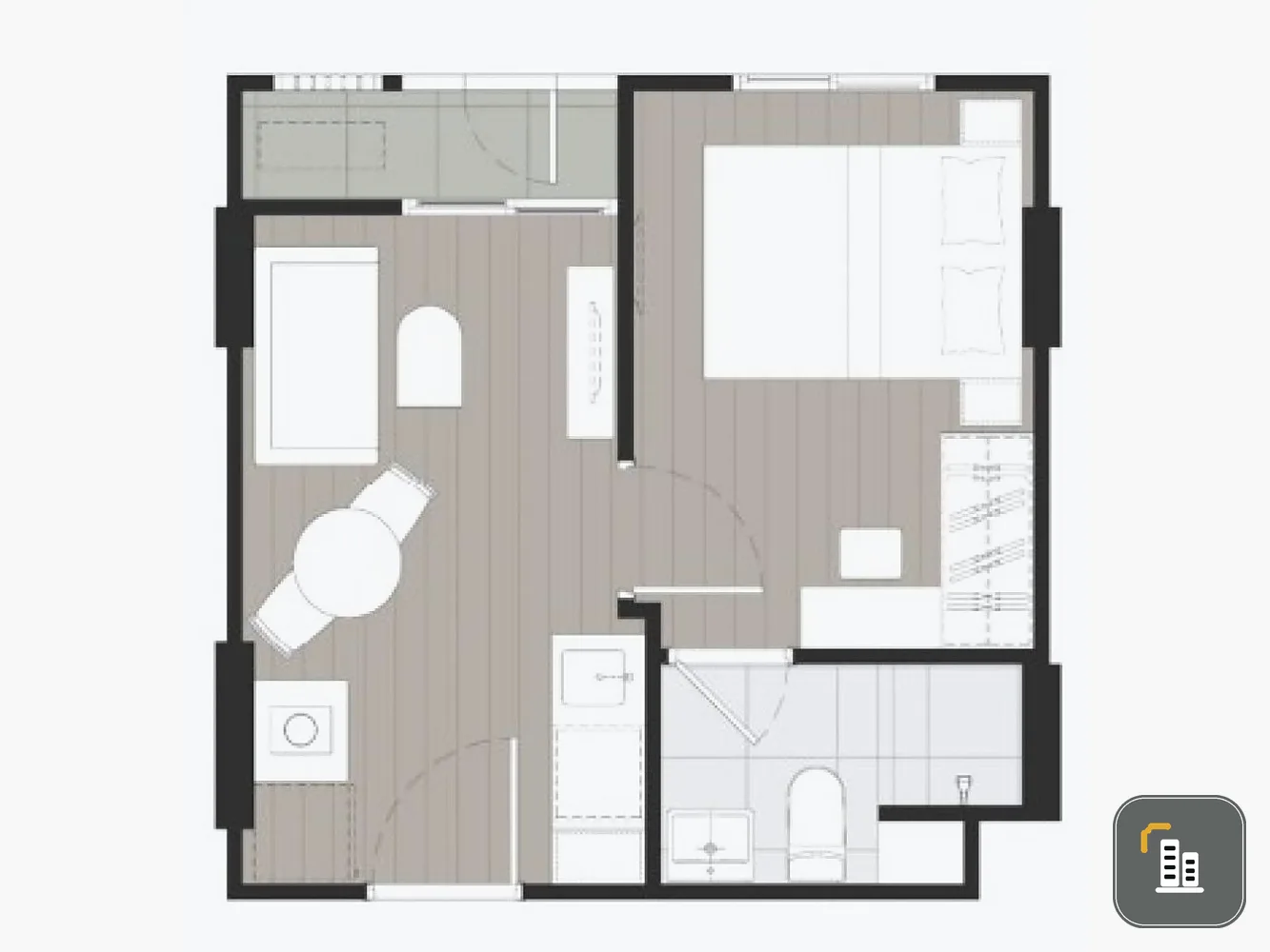 Down payment for sale, New Cross Khu Khot Station, Building C, 2nd floor, comes with complete amenities. Book now.
