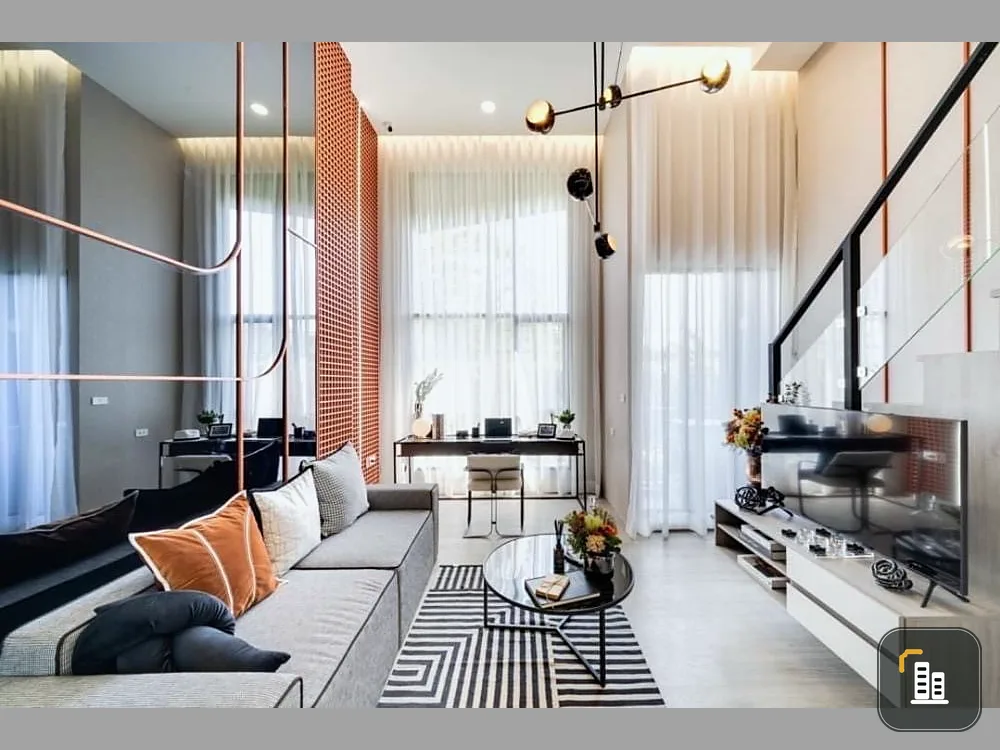 Selling down payment The Origin Plug&Play Sirindhorn, duo space room, 2 floors, 21st floor, Chao Phraya River view, hurry and reserve.