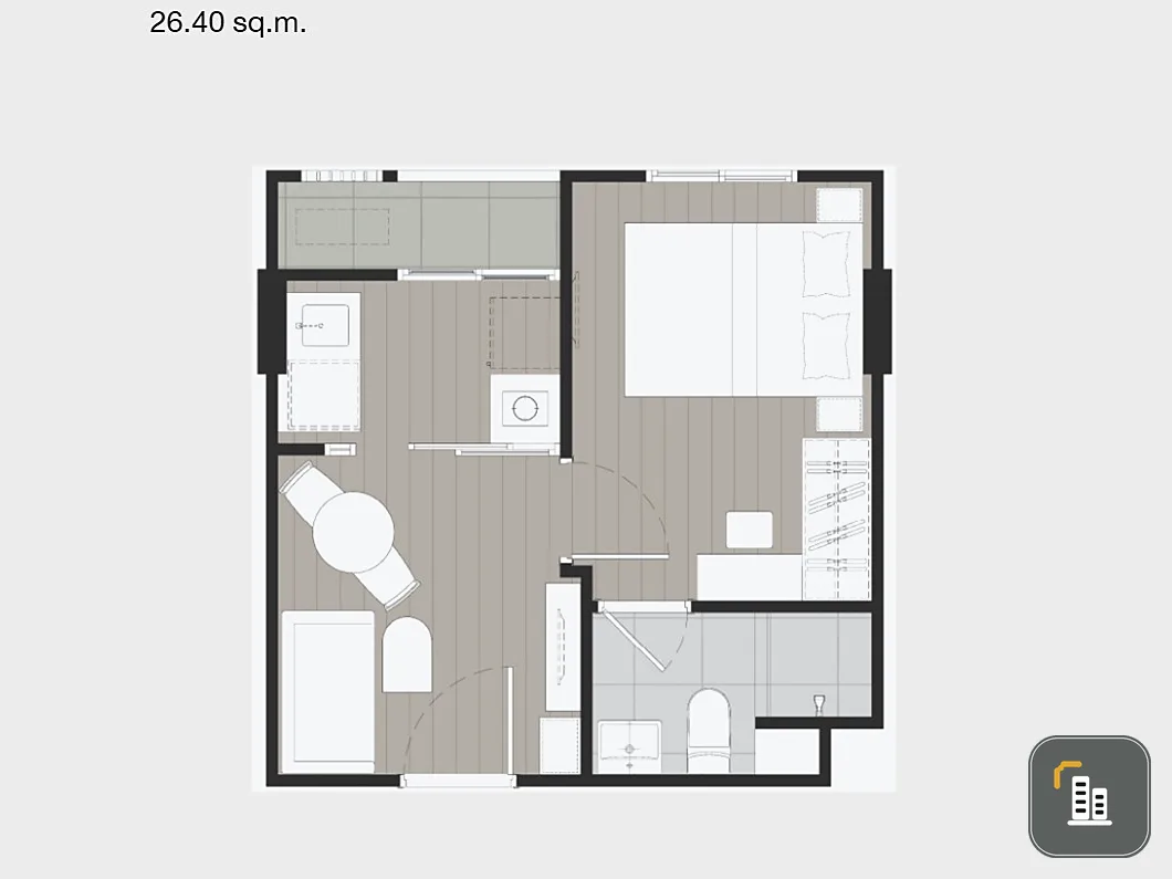 Selling down payment New Cross Khu Khot Station, 5th floor, position 16, very nice location, hurry and reserve now, don't miss it.