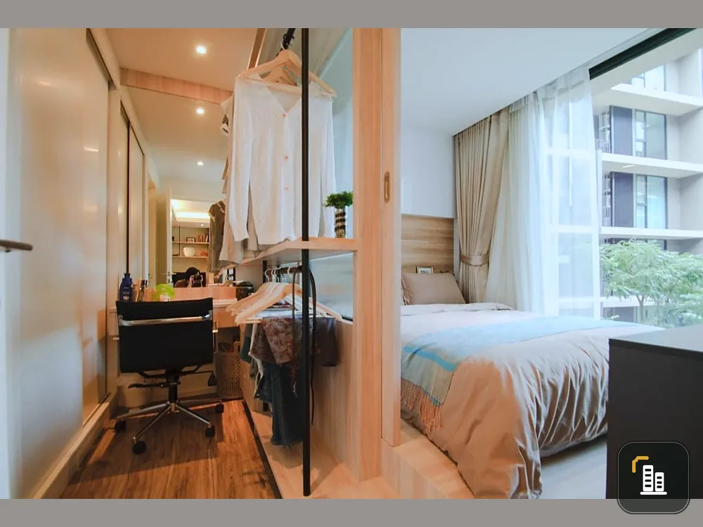 For sale, for rent, Condo Park Phutthabucha 48, cute decorated room. Furniture + electrical appliances with friendly prices, can be reserved.