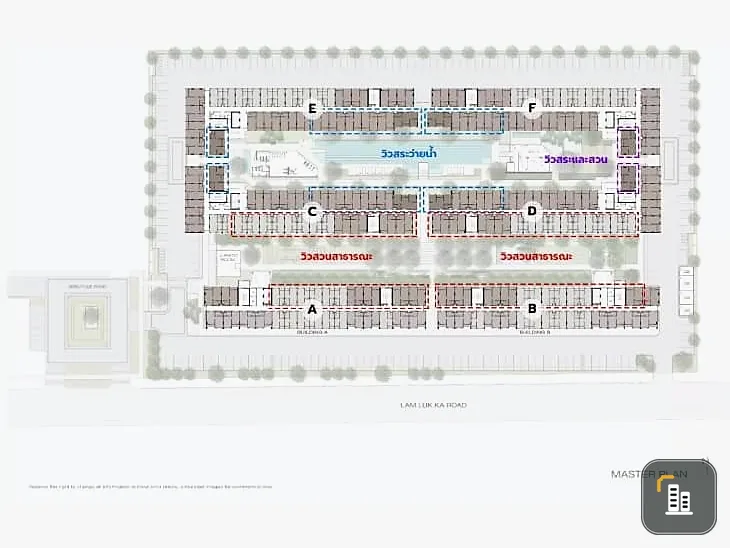 Selling down payment New Cross Khu Khot Station, 7th floor, Building D, nice room, comes with a great price. Book now, don't miss it.