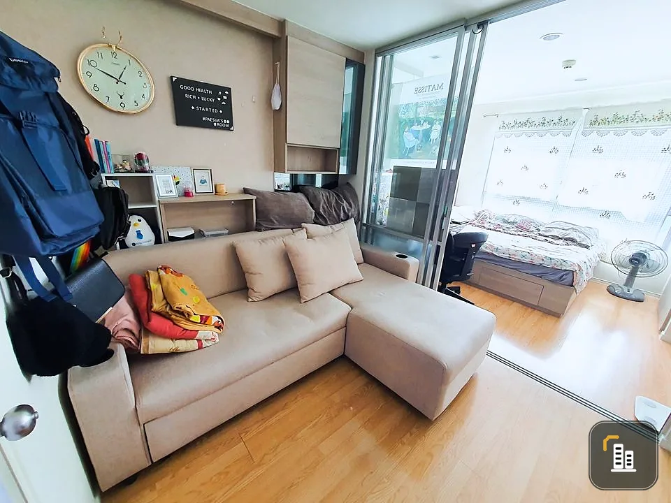 For sale: Lumpini Ville On Nut Phatthanakan, divided into sections. Fully furnished, electrical appliances, ready to move in. Book now.
