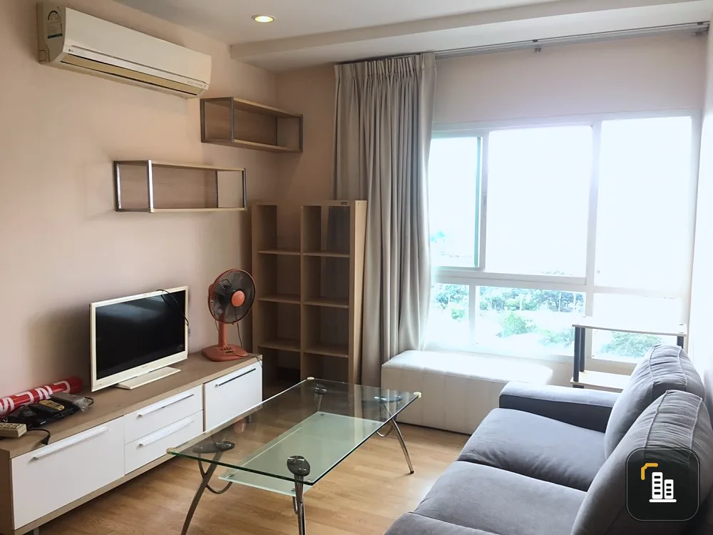 Condo for sale or rent PG Rama 9 Decorated and ready to move in Corner room has privacy Let me tell you, don't miss it.