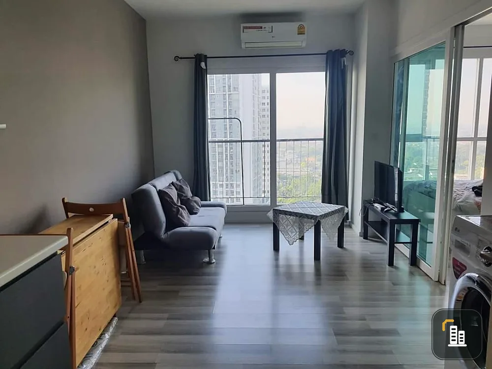 For rent, The Key Wutthakat, 17th floor, open view, comfortable, fully furnished, all in one place, hurry and reserve now.