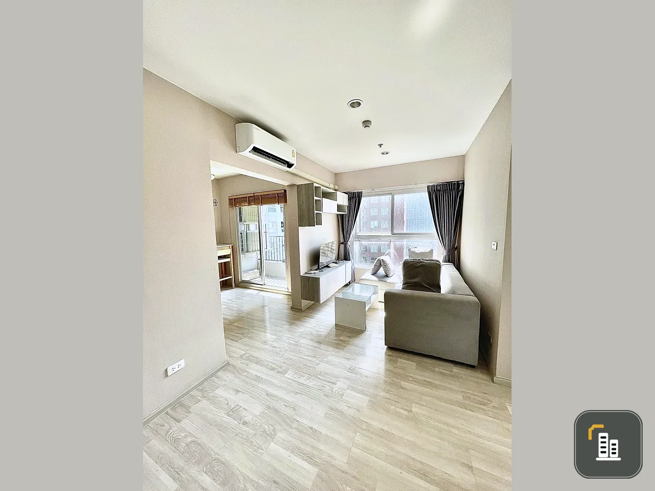 For sale, for rent, Plum Condo Ramkhamhaeng Station, 14th floor, good view, spacious room, usable area, fully furnished, reserve now.