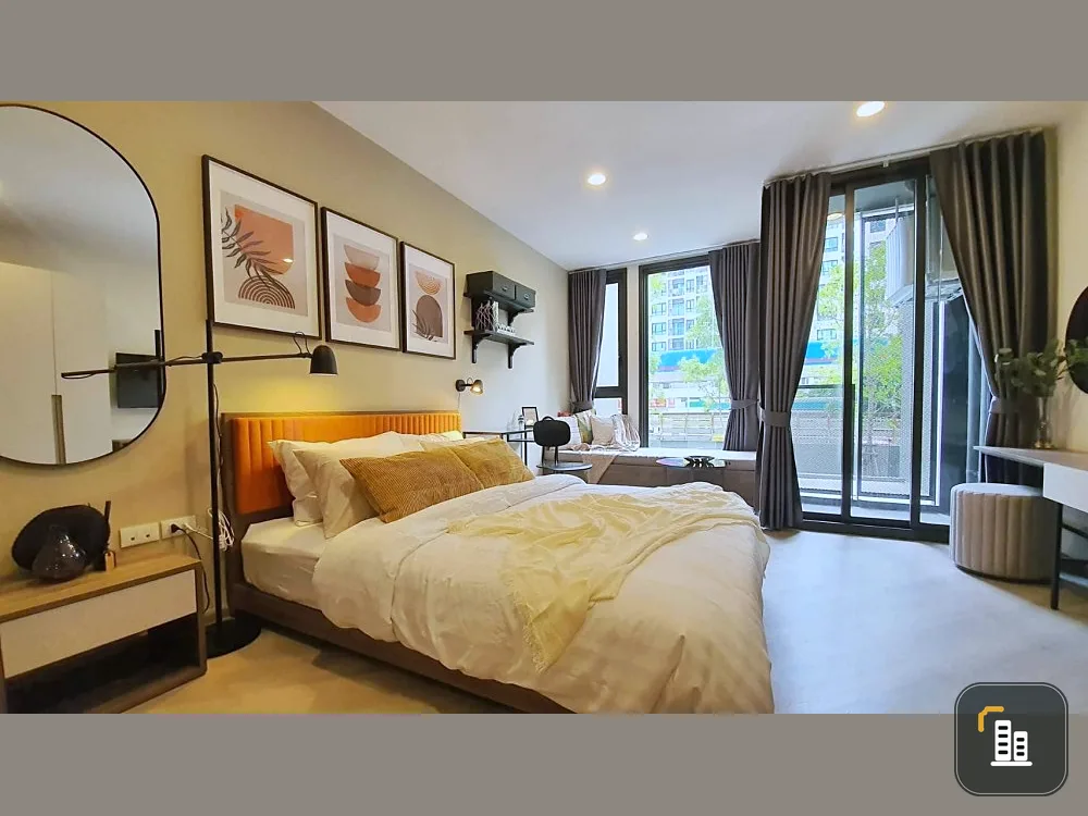 For sale, The Base Saphan Mai, beautiful room, very livable, full electrical appliances. Hurry and reserve it quickly.