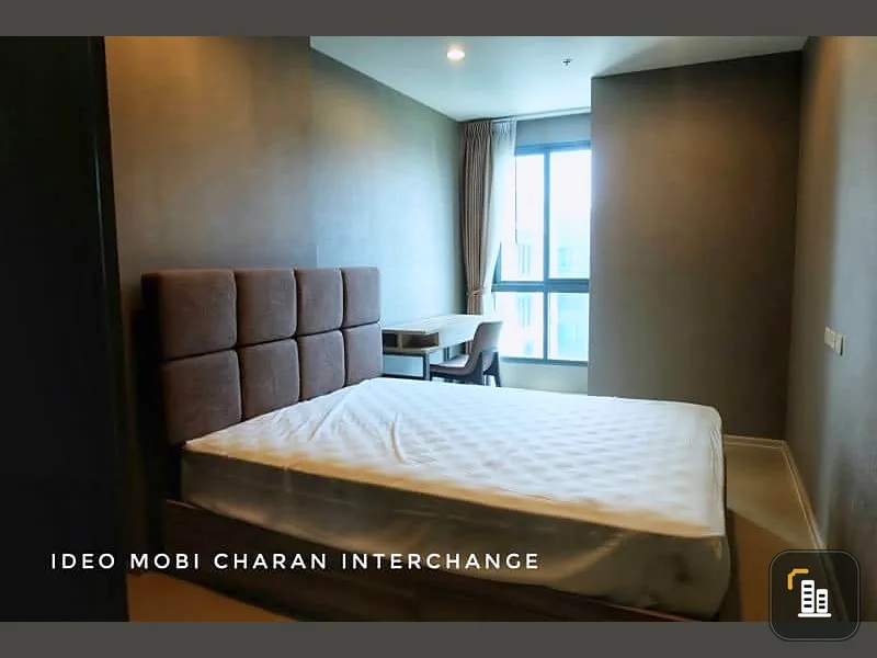 Condo for sale, Ideo Mobi Charan-Interchange, very beautiful view, simple decorated room. Ready to move in, reserve now.