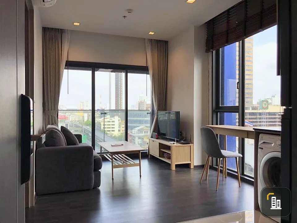 Urgent sale, 1 bedroom, The Line Asoke, corner room, view not blocked, affordable price, buy now.