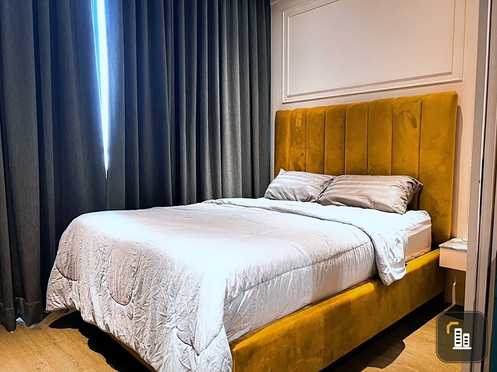 Condo for rent, Park 24 Origin Phrom Phong, high floor, beautiful room, complete with furniture and electrical appliances.