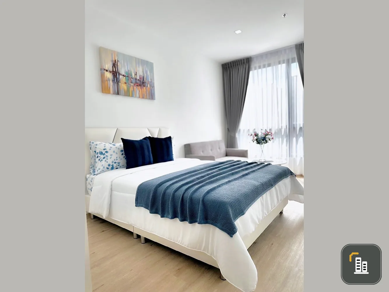 Condo for rent: The Rich Rama 9 Srinakarin, nice room, fully furnished, electrical appliances. Hurry and reserve today.