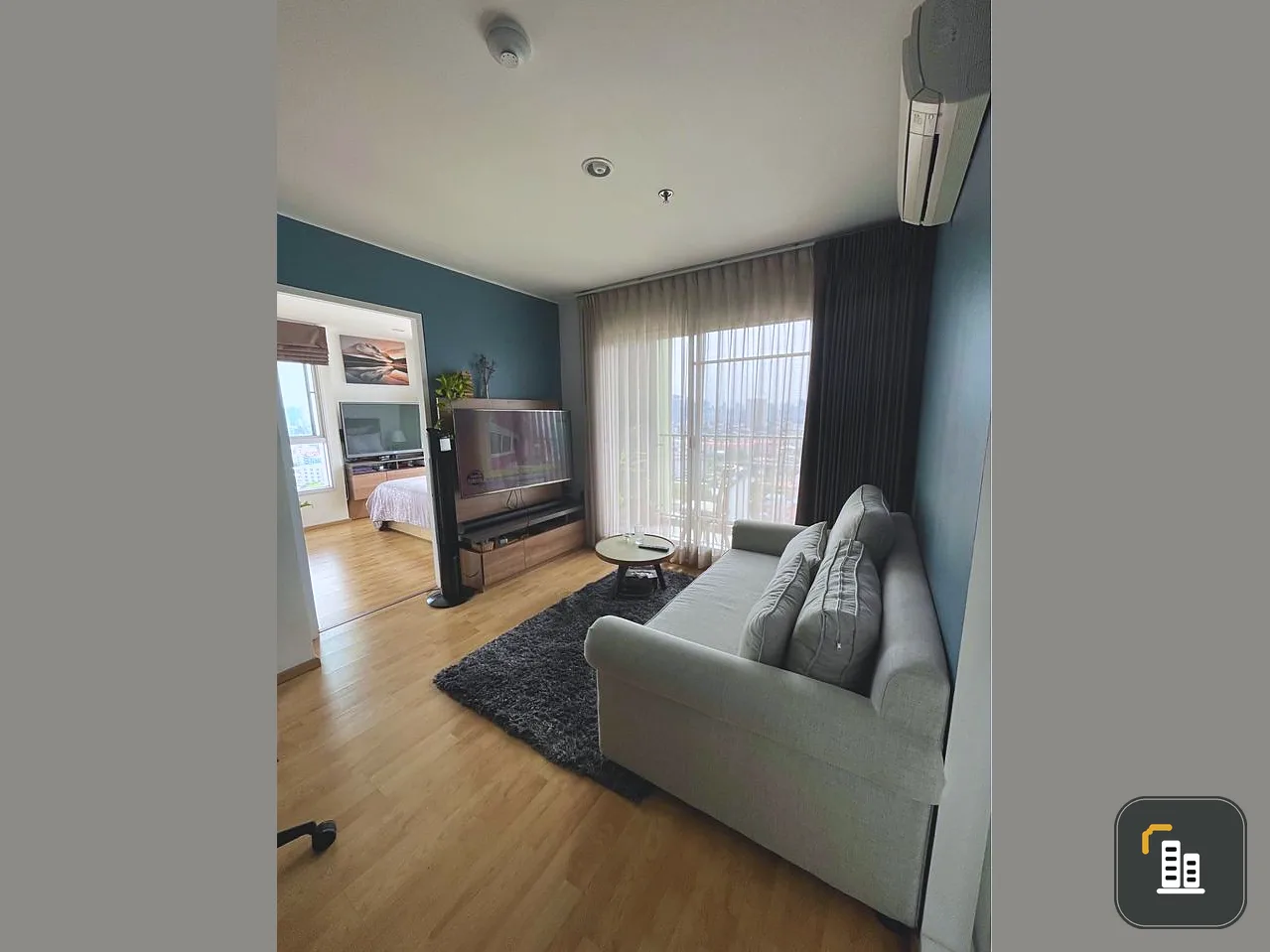 For sale U Delight Residence (Pattanakarn - Thonglor) spacious room. With usable space, good price, book now.