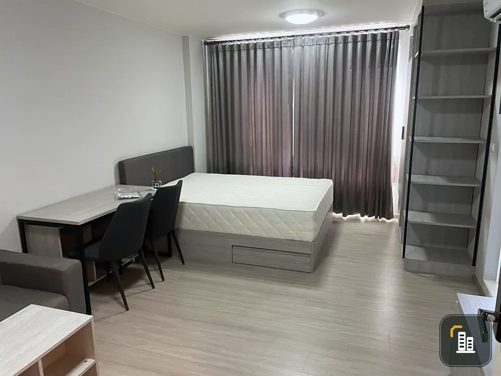 For rent, D Condo Campus Kamphaeng Saen, 6th floor, fully furnished. Ready to move in, hurry and reserve now.