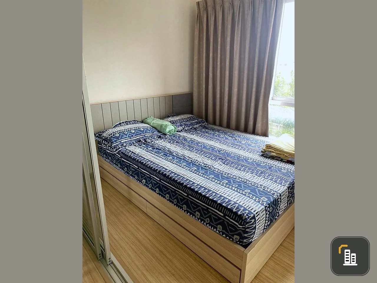 For sale Plum Condo Bang Yai Station, separate room. Convenient, complete here. Buy now.