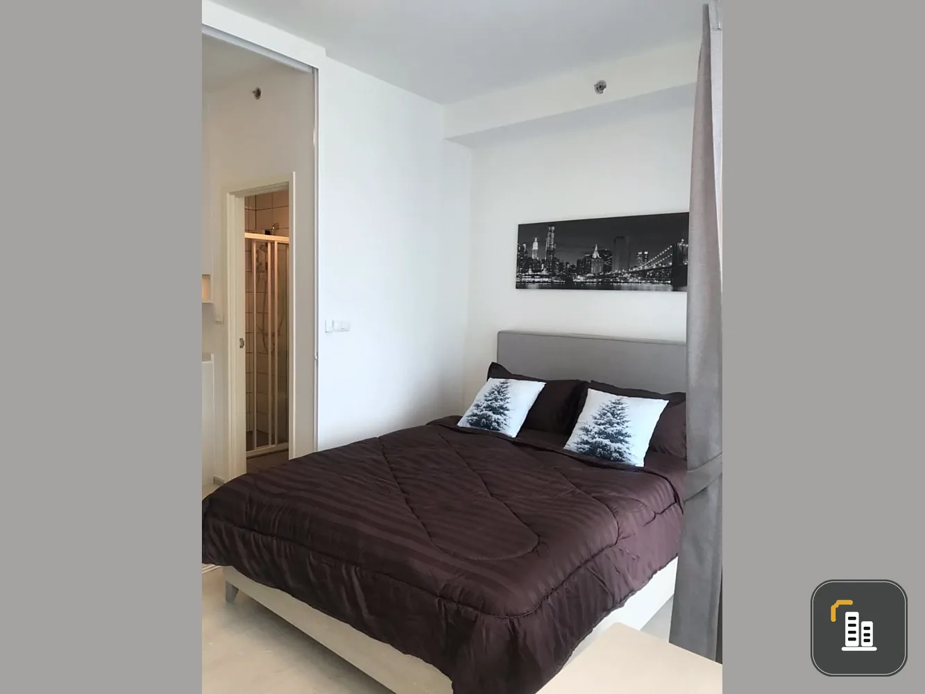 Urgent sale, Condo Chapter One Eco Ratchada-Huai Khwang, 1 bedroom, 1 bathroom, fully furnished, electrical appliances, don't miss it.