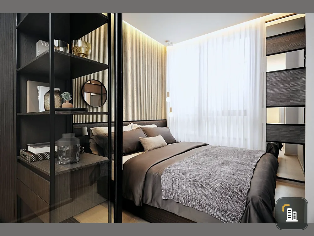 Down payment for sale, Nue Noble Ratchada-Lat Phrao, 1 Bedroom, 24th floor, north facing room. Hurry and come and own it today.