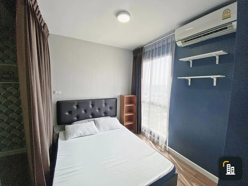 For sale: A Space Me Rattanathibet, room decorated with beautiful walls. Good furniture Complete electrical appliances. Reserve now.