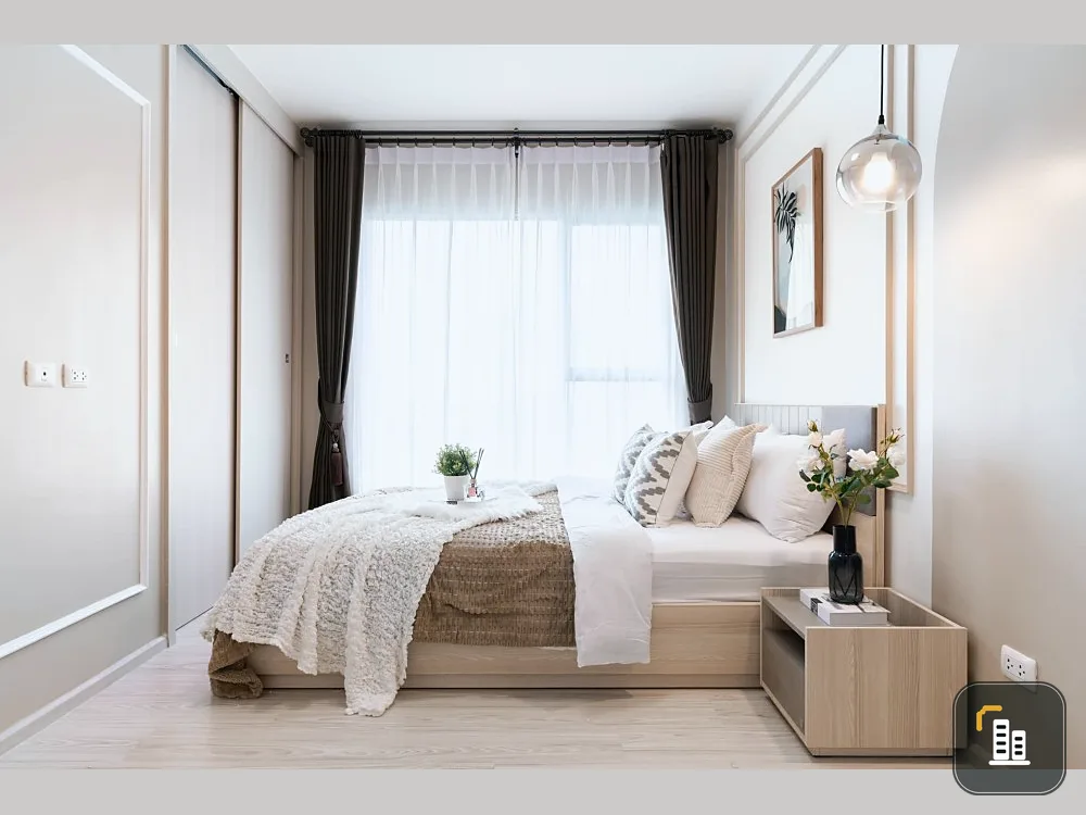For sale: Aspire Rattanathibet 2, beautiful rooms, very livable decoration, soft color tones, gentle price, hurry and reserve quickly.