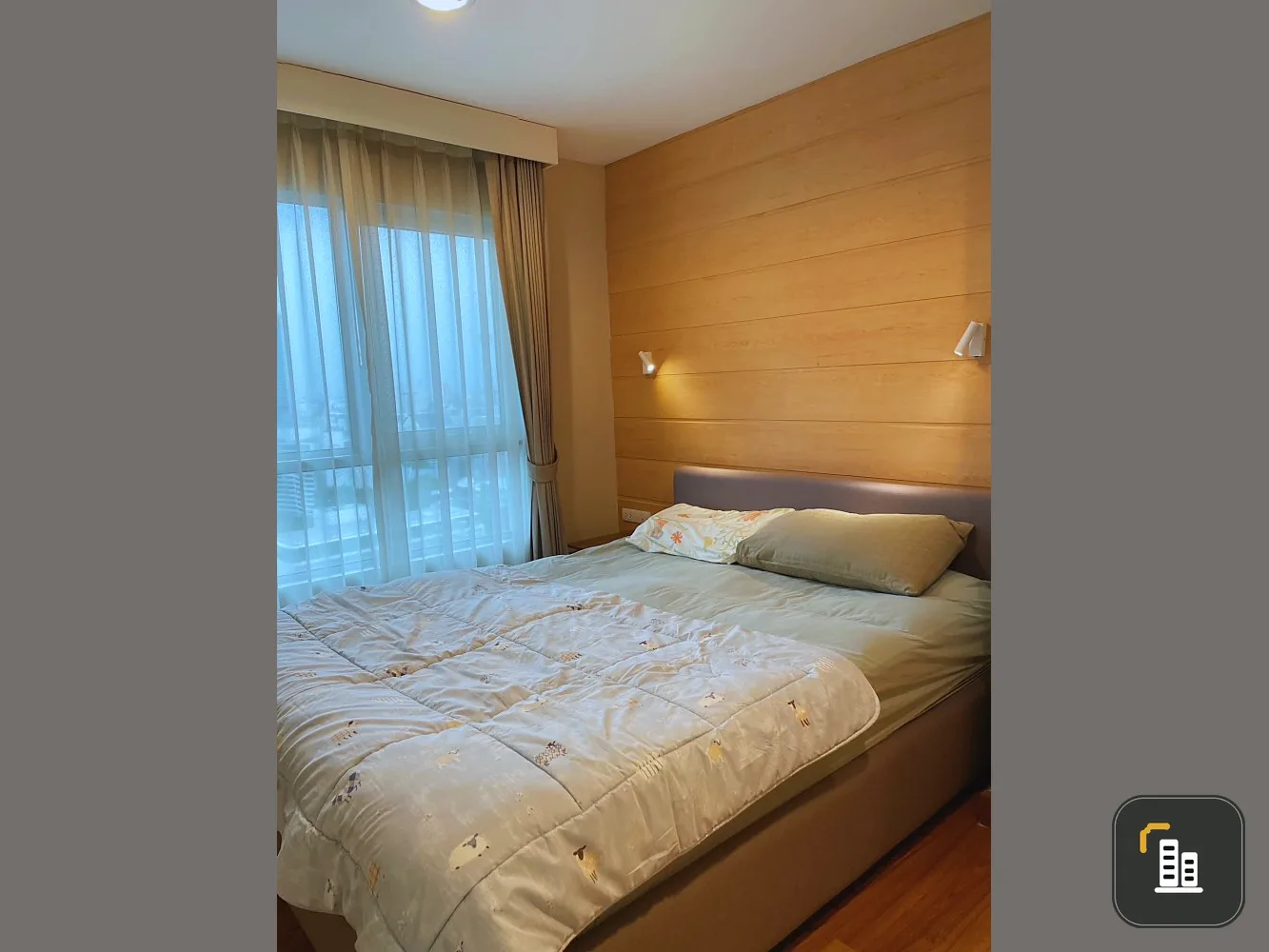 Condo for rent, Belle Grand Rama 9, nice room, fully furnished, ready to finish in one place. Hurry and reserve before the room slips out of hand.