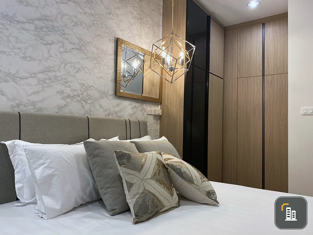 Urgent sale!! Condo Niche Mono Sukhumvit-Bearing, 31st floor (edge room), new furniture, fully decorated, hurry and reserve now!!