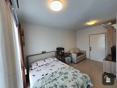 Condo for sale, Unio Sukhumvit 72, beautiful room, fully decorated, complete with furniture and electrical appliances.