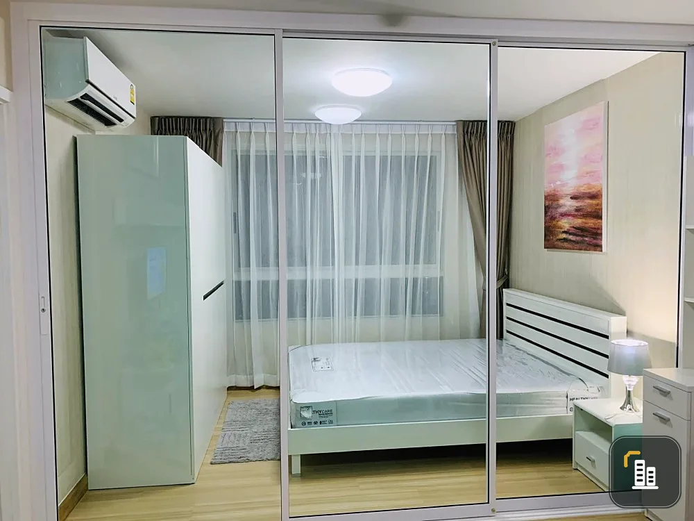 For rent, Plum Condo, Phahonyothin 89, 6th floor, corner room, partitioned room, beautifully decorated, livable. Hurry and reserve now.