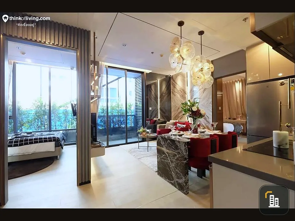 For sale: The Extro Phayathai - Rangnam. The room is beautifully decorated and looks expensive. Premium grade furniture Don't just look and reserve no