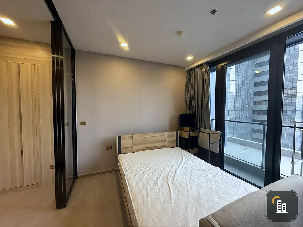 For sale, for rent!! Condo One Nine Five Asoke-Rama 9, 9th floor, Building A, beautifully decorated, complete in one place, don't miss it!!