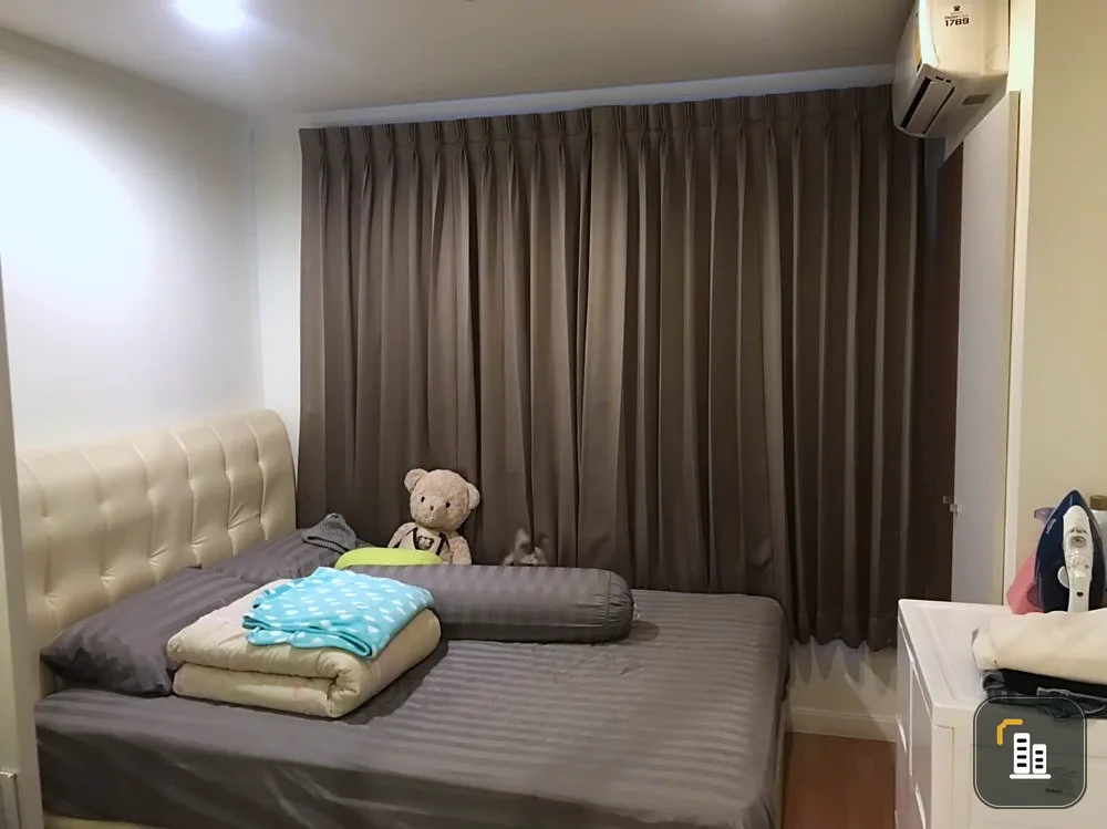 For sale: Lumpini Ville Phatthanakan-New Phetchaburi Road, 2nd floor, fully furnished, nice to live in. If interested, hurry up and buy, don't miss it