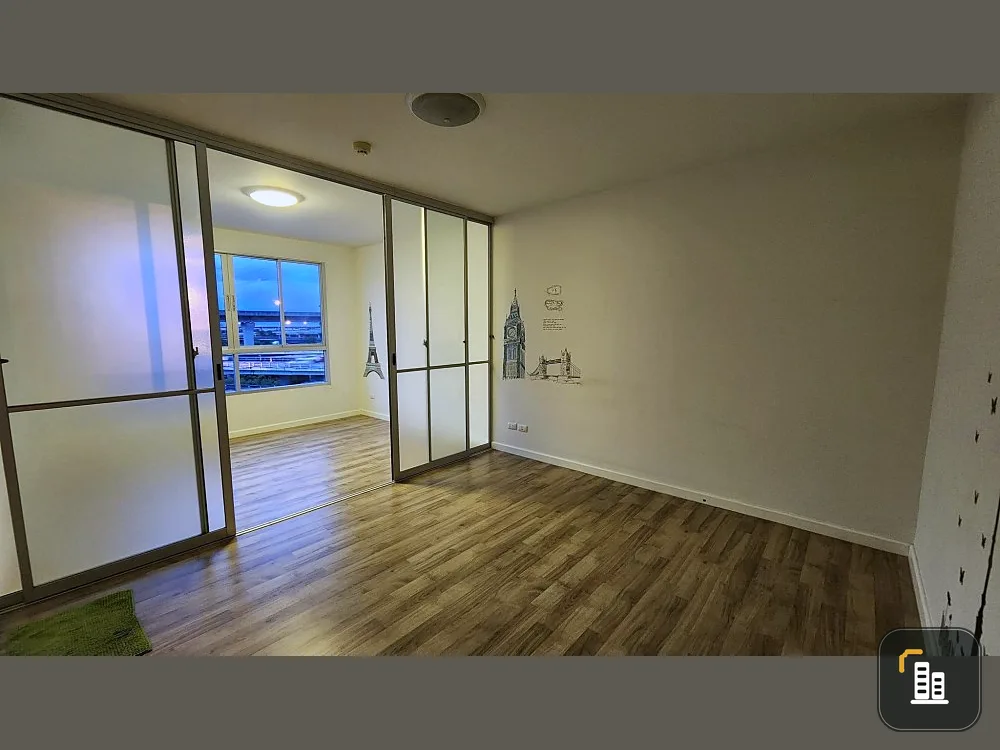 For sale: D Condo On Nut - Rama 9. Room has usable space. divided into proportions If you want to renovate a room, reserve quickly.