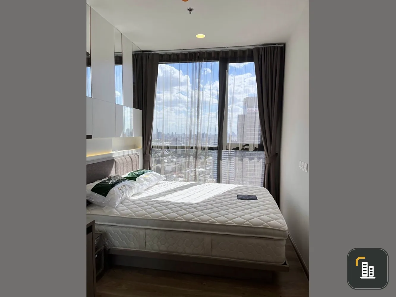Condo for rent, Oka House Sukhumvit 36, decorated with built-ins, high floor, city view, reserve first, get to move in first.