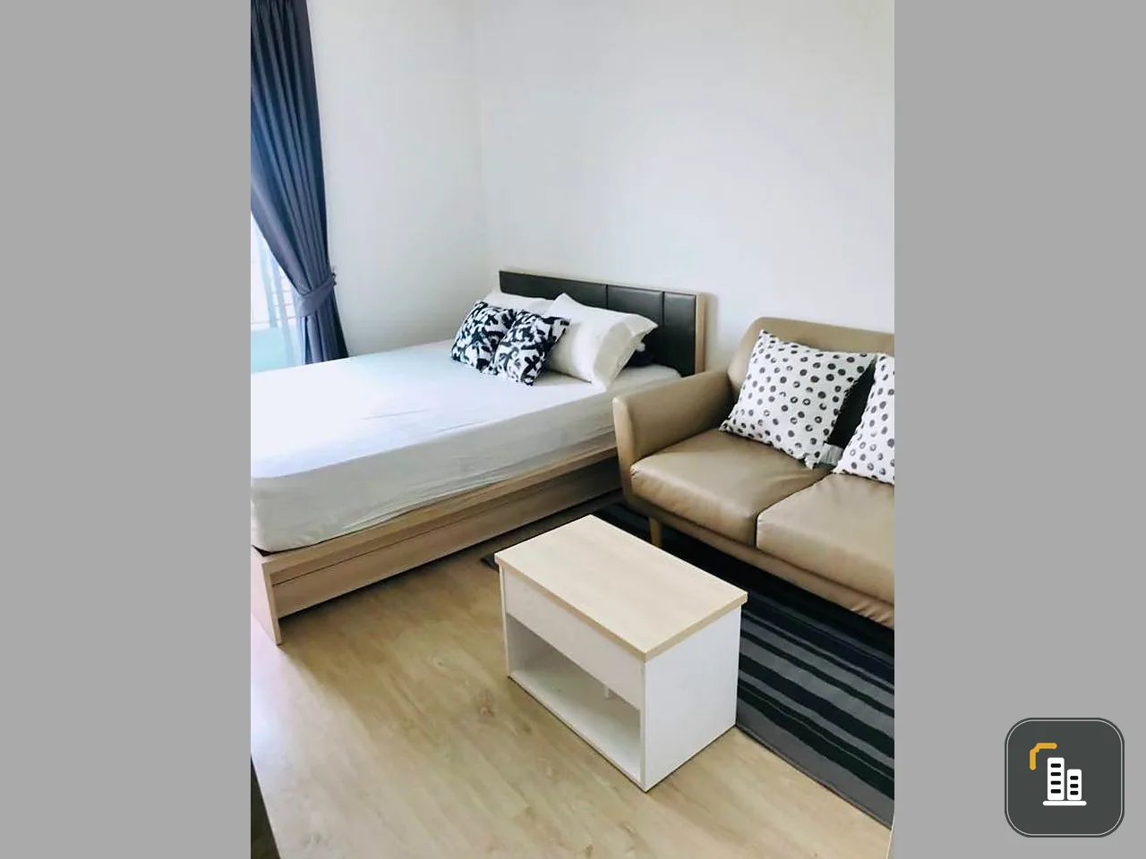 For Sale: Elio Delray, 5th floor, corner room, very private, Studio, fully furnished, just come and move in.