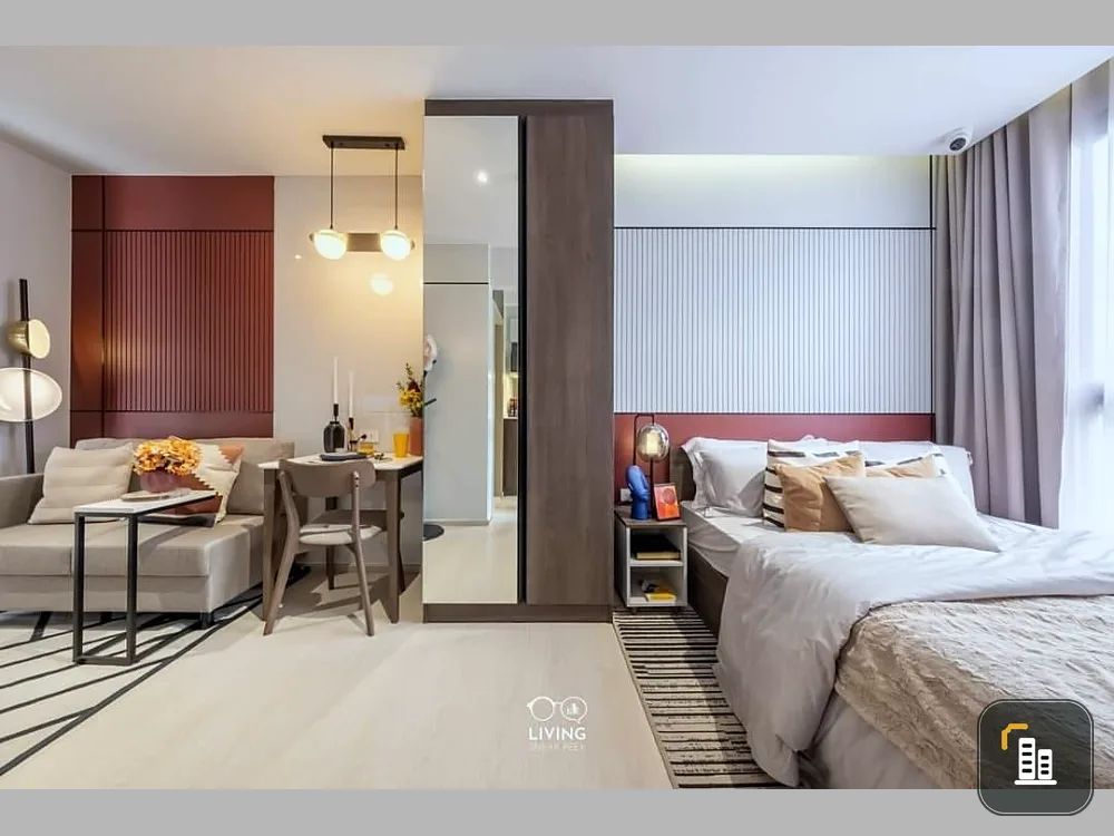 Down payment for sale, New Cross Khu Khot Station, Building D, 5th floor, Phase 1, good location, nice project, book now, don't miss it.