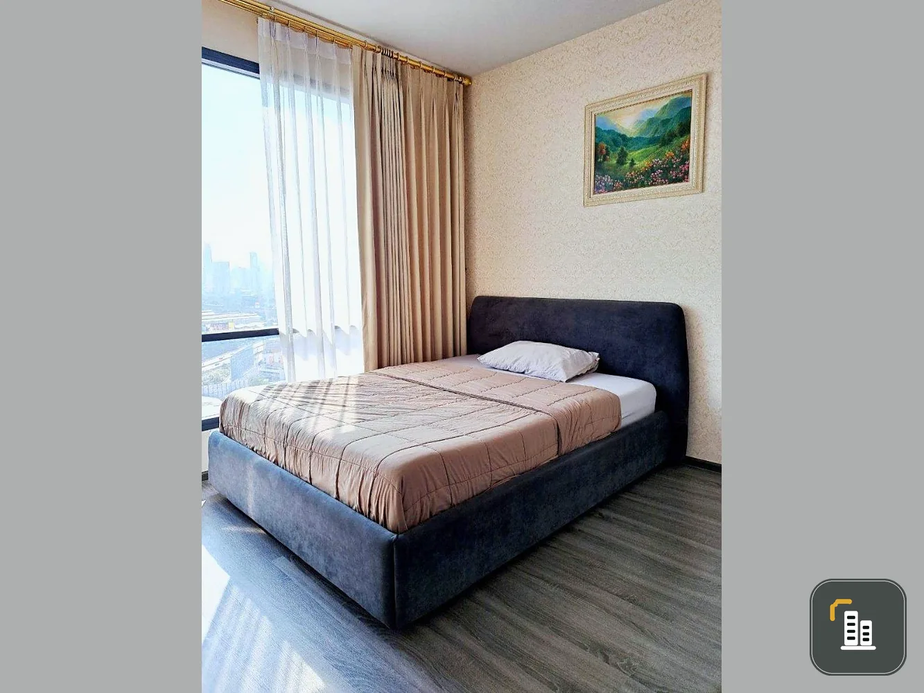 Condo for rent, Ideo Mobi Rangnam, garden view, complete with furniture and electrical appliances, very good location.