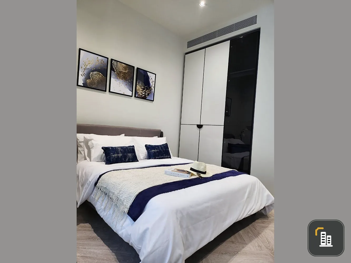 For rent: Chapter Charoen Nakhon Riverside, nice decorated room, fully furnished, electrical appliances. Just come and move in.