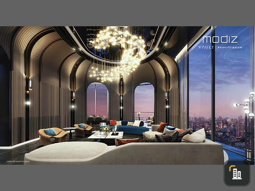 Selling down payment Modise Walt Kaset Sripatum, corner room, city view, very good price, don't just look, hurry and reserve quickly.