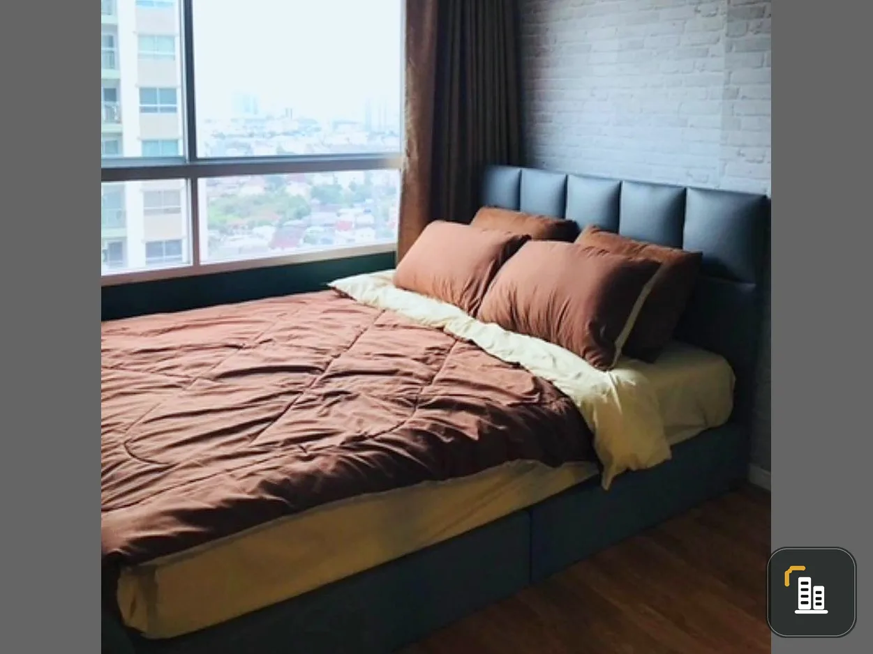 For sale & rent: Lumpini Ville Nakhon In-River View, high floor, good wallpaper, very livable. Hurry and reserve before you miss out.
