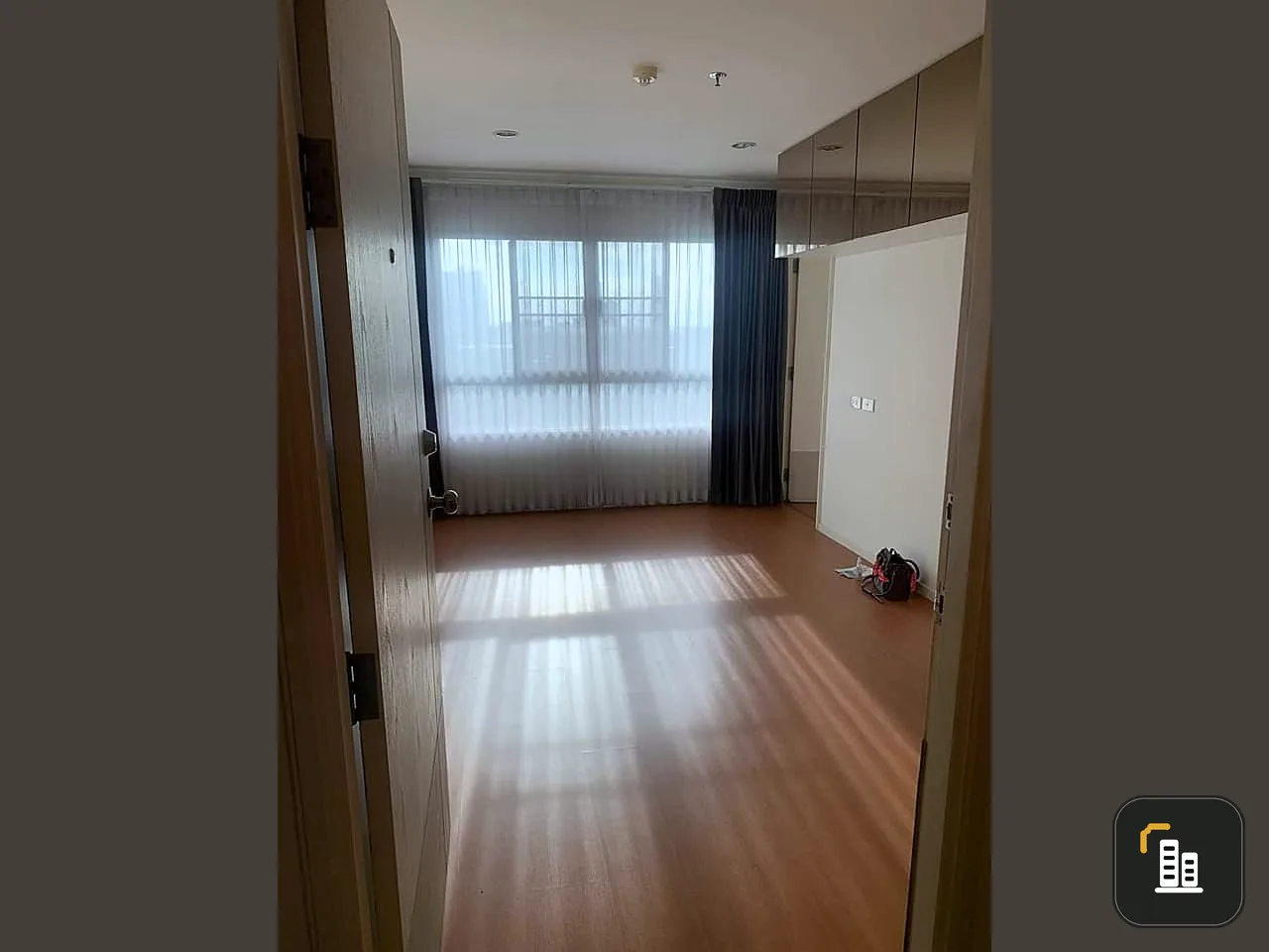 For sale Lumpini Park Rattanathibet - Ngamwongwan, empty room, 2 bedrooms, room decoration needs to be reserved quickly.