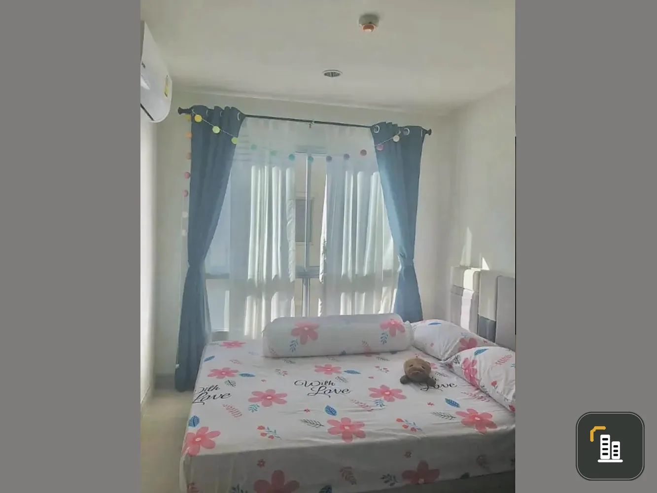 Condo for rent, Niche ID Sukhumvit 113, 1 bedroom, 1 bathroom, low price, easy on the wallet, if you don't reserve, make a big mistake.
