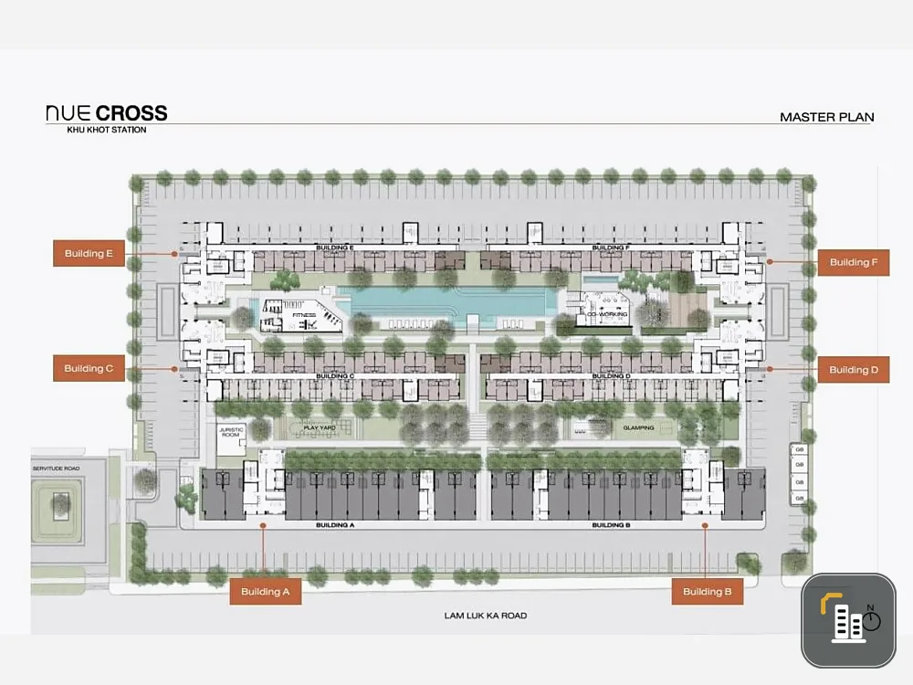 Selling down payment New Cross Khu Khot Station, Building F, 8th floor, good project, nice location. If interested, hurry and reserve now. Don't miss