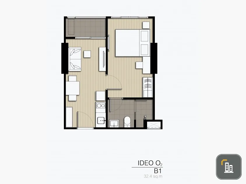 For sale: Ideo O2, Building C, 7th floor, plus full built-ins and complete electrical appliances. Buy now, don't miss it.
