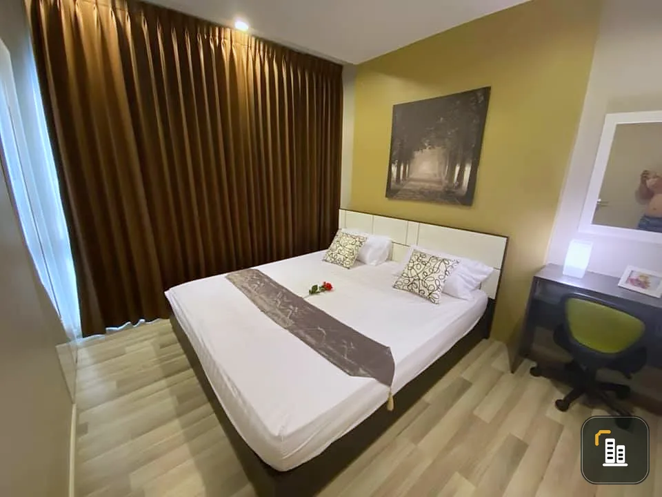 For rent: The Key Prachachuen, 5th floor, beautiful room, new condition, fully furnished, ready to move in. Book now, hurry.