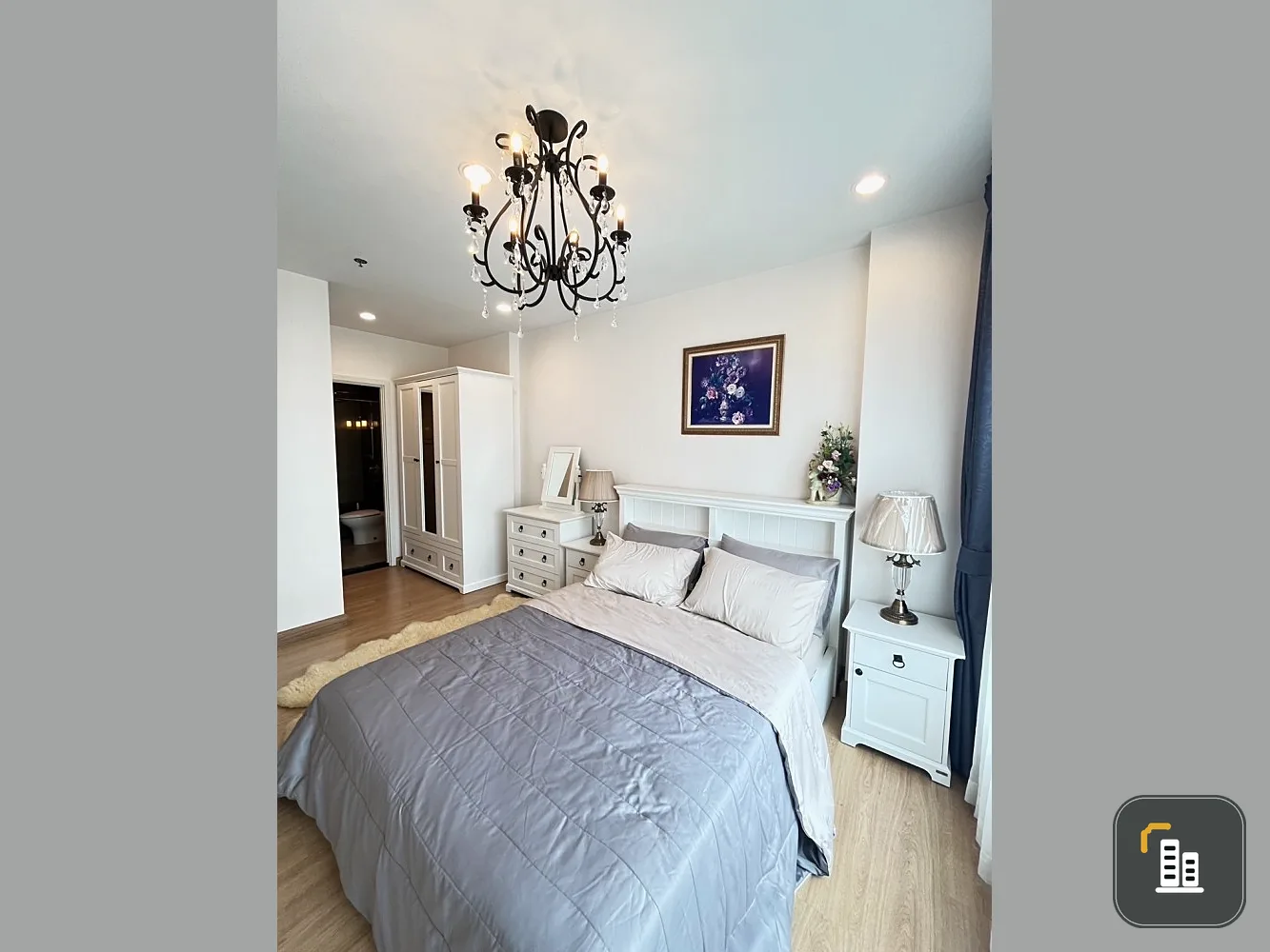 For sale or rent Supalai Wellington 2, beautiful view, decorated in vintage style, complete with furniture.