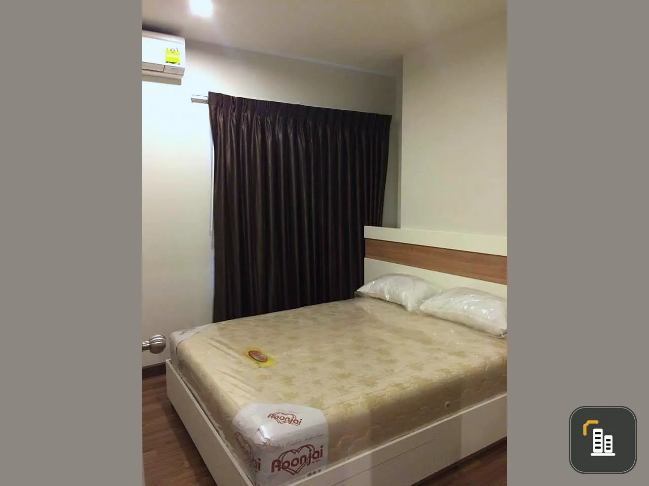 Condo for sale, Centric Tiwanon Station, corner room, large room, complete with furniture and electrical appliances.