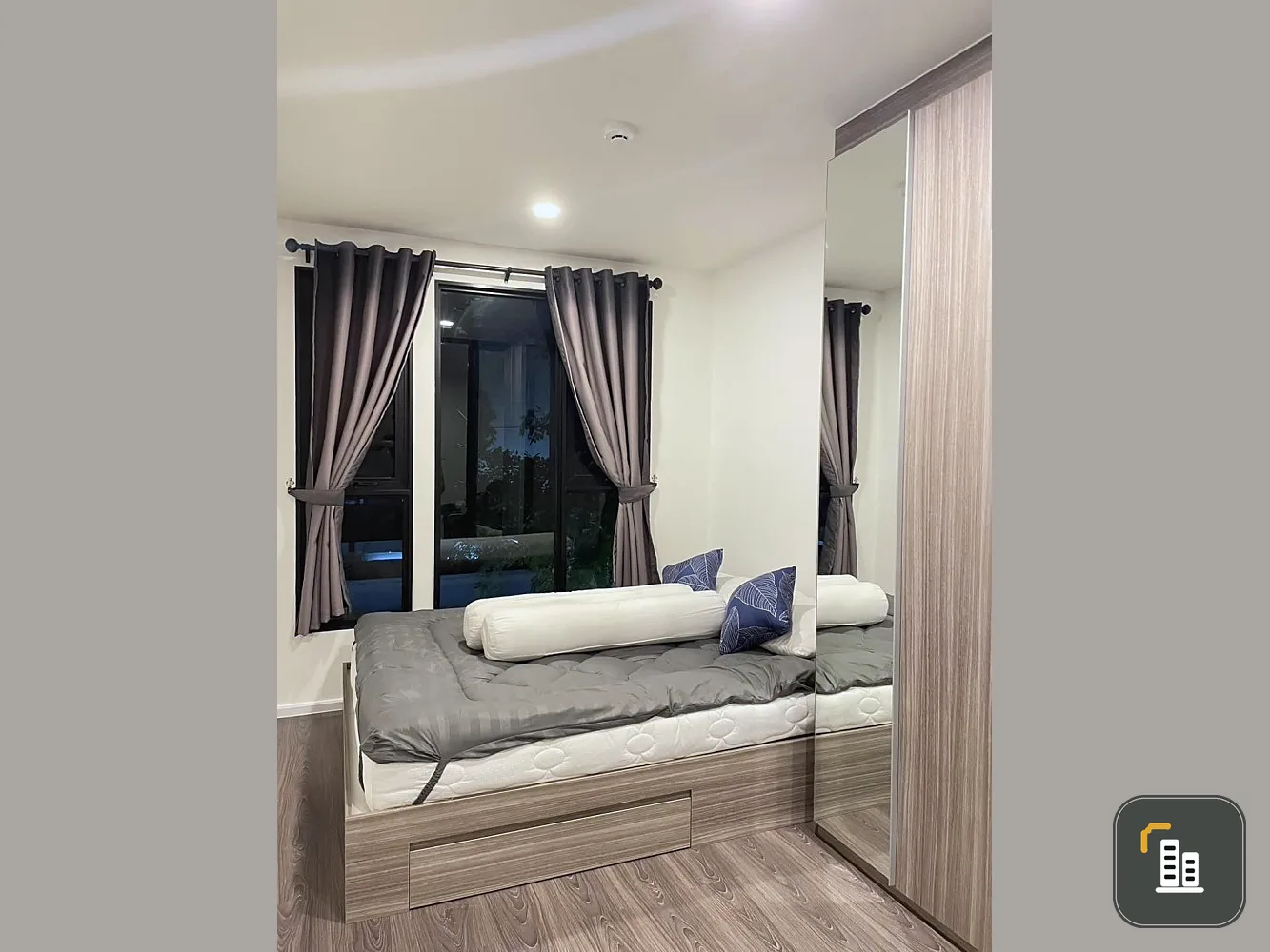 Condo for sale, rent, The Origin Ramintra 83 Station, room ready to move in, complete here. I'd say you can't miss it.