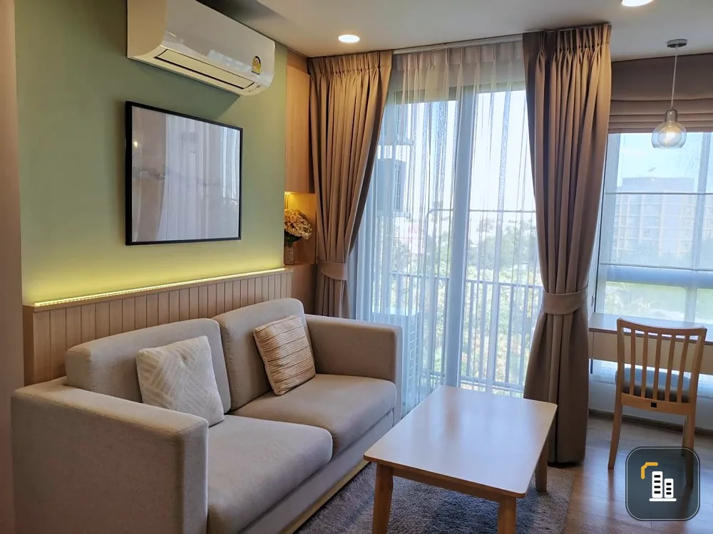 Cocoon Rama 9 for sale, 1 bedroom plus, beautifully decorated, fully built-in, so livable. If you don't reserve, you'll miss a lot.