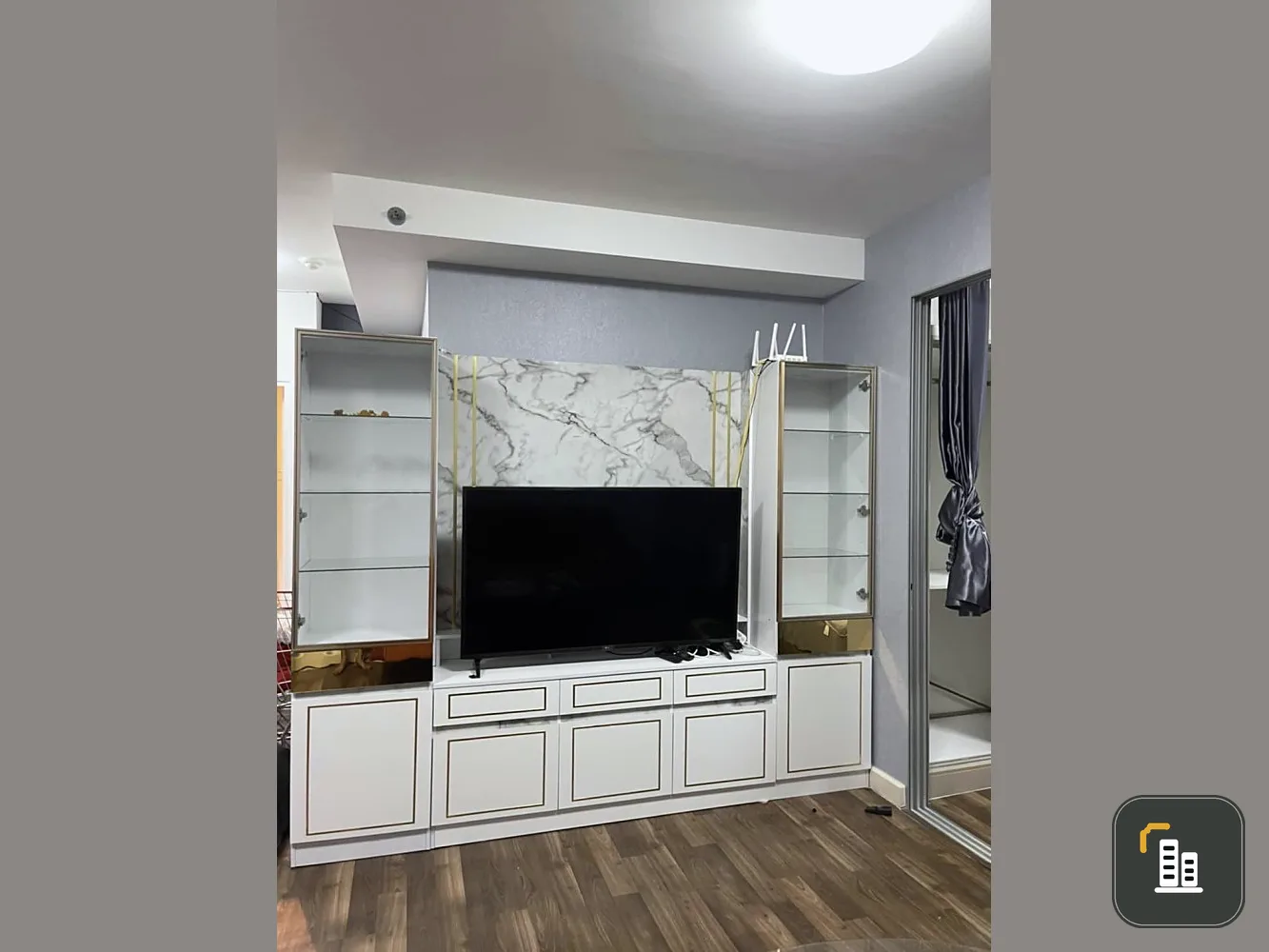 Condo for rent A Space Me Bangna, modern style. Fully furnished, ready to move in, don't miss it.